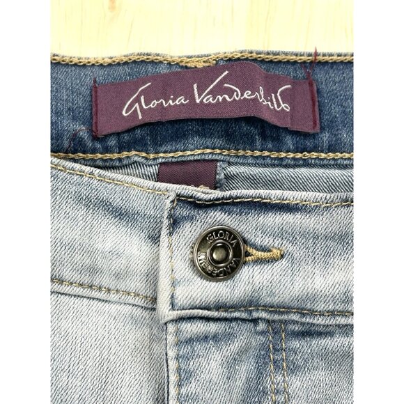Gloria Vanderbilt Women' Amanda Jeans Size 16S Light Wash Denim - Picture 10 of 16